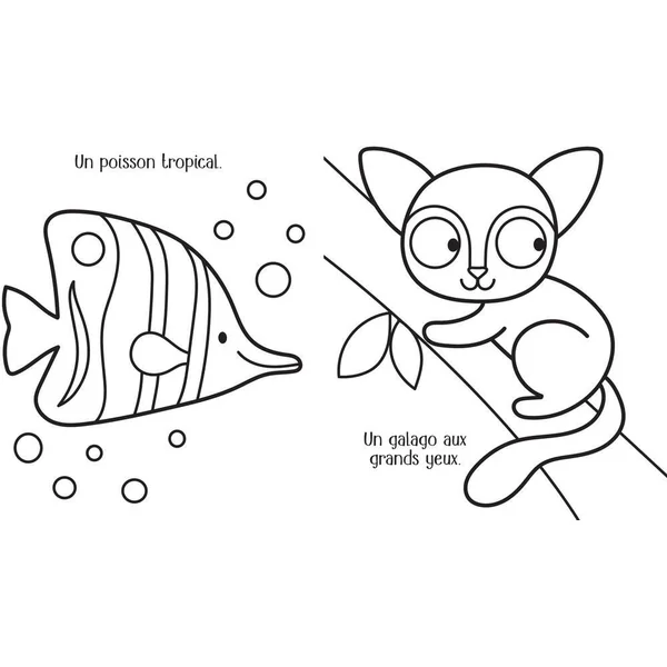 LES ANIMAUX - MON GRAND LIVRE DE COLORIAGE