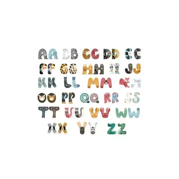 Lettre G en bois Michelle Carlslund - décoration Vilac - LaPouleAPois.fr