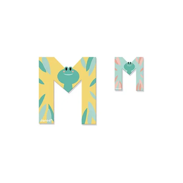 Lettre M en bois Pure - Janod - Décoration chambre d'enfant