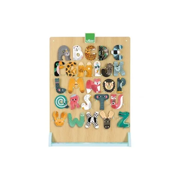 Lettre N en bois Michelle Carlslund - décoration Vilac - LaPouleAPois.fr