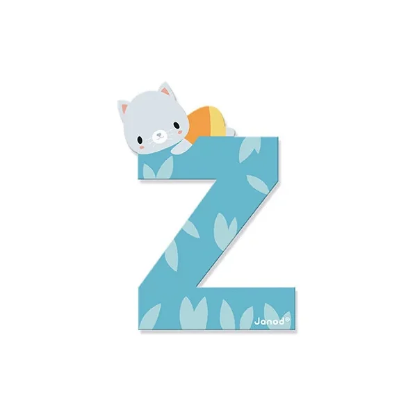 Lettre Z en bois Pure - Janod - Décoration chambre d'enfant