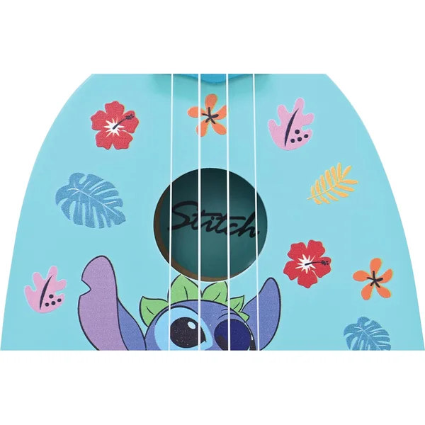 Lexibook Ukulélé en bois avec cordes en nylon 53 cm Disney Stitch