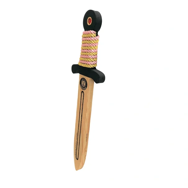 Liontouch - WoodyLion Mini Sword · Gold/Pink - The WoodyLion Line - Pretend Professions & Role Playing