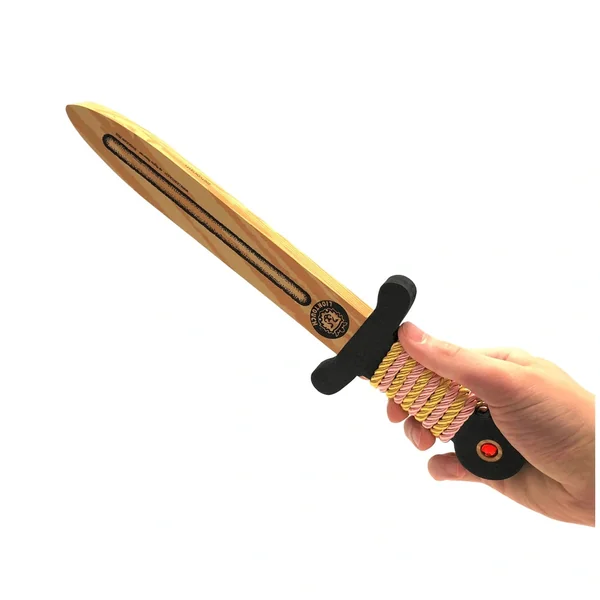 Liontouch - WoodyLion Mini Sword · Gold/Pink - The WoodyLion Line - Pretend Professions & Role Playing