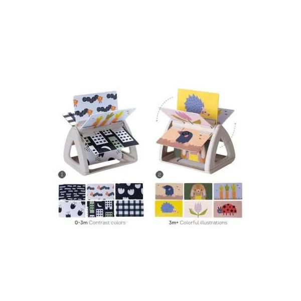 Livre d'Activités à Tourner Taf Toys - Éveil & Tummy Time dès 6 mois