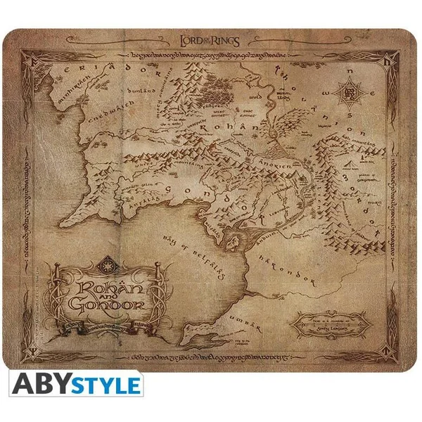 LORD OF THE RINGS TAPIS DE SOURIS SOUPLE CARTE ROHAN&GONDOR