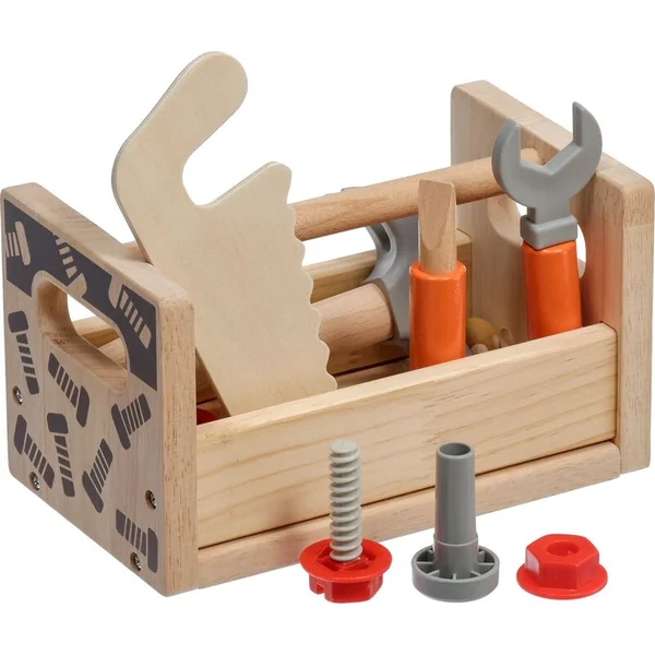 Lucy & Leo 182 Grand charpentier - ensemble d'outils en bois et établi