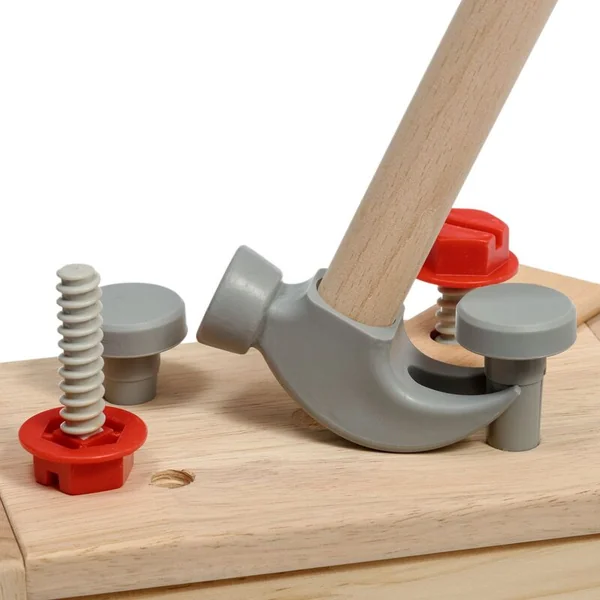 Lucy & Leo 182 Grand charpentier - ensemble d'outils en bois et établi