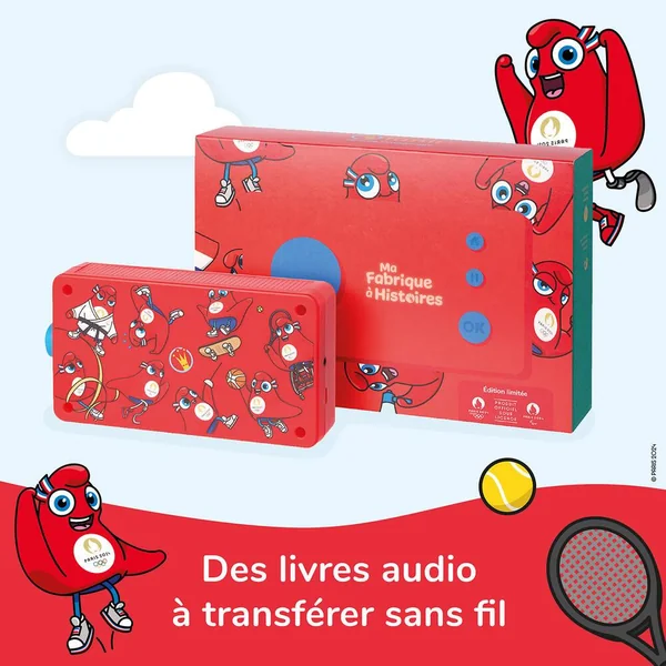 LUNII - MA FABRIQUE A HISTOIRES - CONTEUSE INTERACTIVE - EDITION LIMITEE JEUX OLYMPIQUES ET PARALYMPIQUES DE PARIS 2024