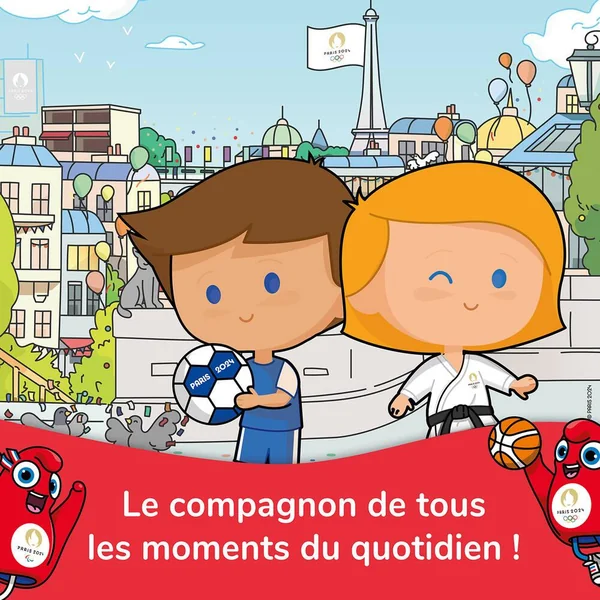 LUNII - MA FABRIQUE A HISTOIRES - CONTEUSE INTERACTIVE - EDITION LIMITEE JEUX OLYMPIQUES ET PARALYMPIQUES DE PARIS 2024