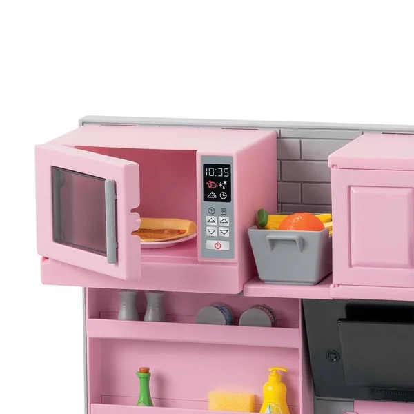 MA COROLLE - COFFRET CUISINE INTERACTIVE - 3 SONS - 70 ACCESSOIRES POUR POUPEE - COROLLE