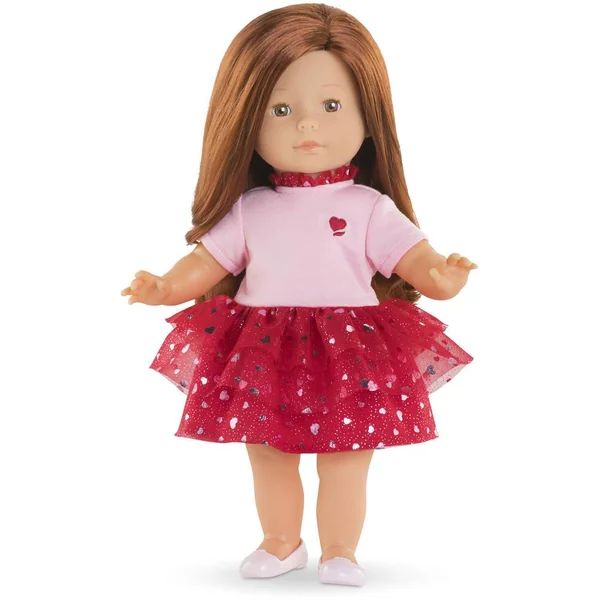 MA COROLLE - POUPEE ROBE PETALES DE CŒURS 36 CM