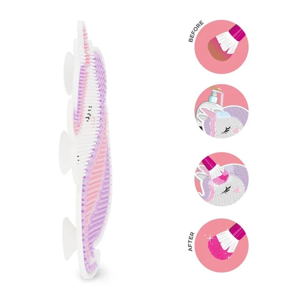 MAKE-UP BRUSH CLEANING PAD - BRUSH IT OFF! - UNICORN