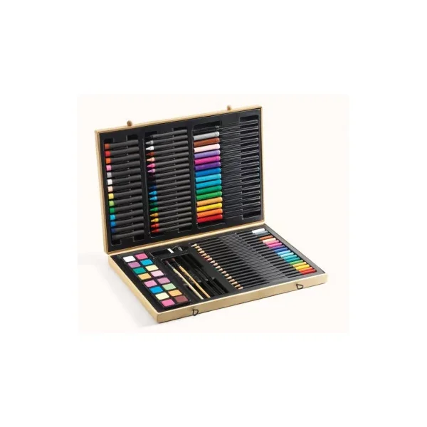 Malette de coloriage et de dessin pour les enfants - Djeco - LaPouleAPois