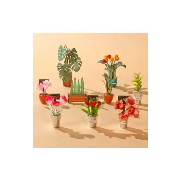 Maquette Book Nook Floral Corner Rolife | Puzzle 3D en Bois LED