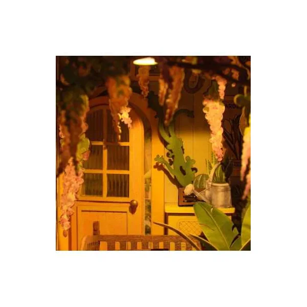 Maquette Book Nook Garden House Rolife | Puzzle 3D en Bois LED