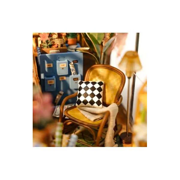 Maquette Book Nook Garden House Rolife | Puzzle 3D en Bois LED