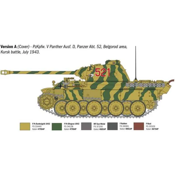 Maquette de char 90290 - Pz. Kpfw. V Panther Ausf. D (1:35)