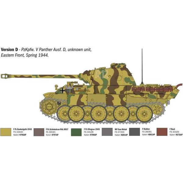 Maquette de char 90290 - Pz. Kpfw. V Panther Ausf. D (1:35)