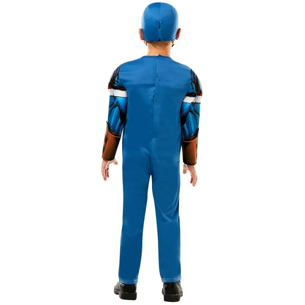 MARVEL CAPTAIN AMERICA - DEGUISEMENT LUXE - TAILLE M 5-6 ANS