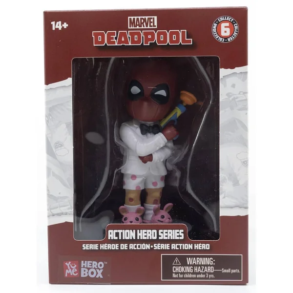 MARVEL - YUME HERO BOX - SERIE CLASIQUE - FIGURINE SP SECRET AGENT DEADPOOL 11 CM