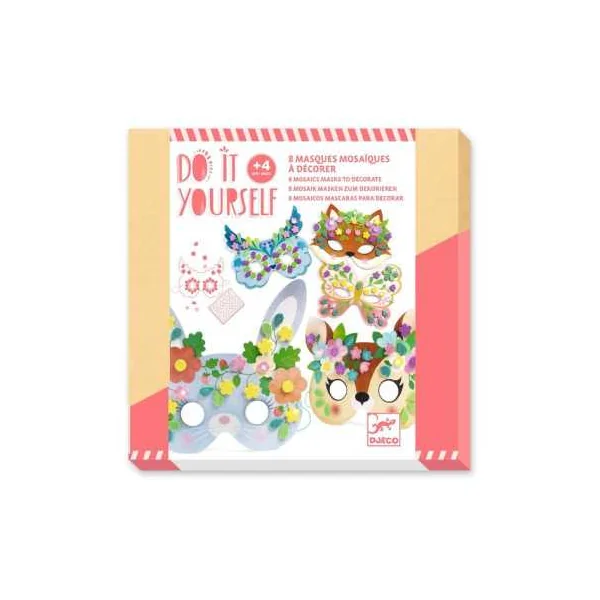 Masques mosaïques Animaux de la forêt - Do it Yourself Djeco