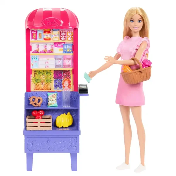 Mattel - Dolls Playsets - Barbie Malibu at the Market - Pink - 3 Years - Role Play