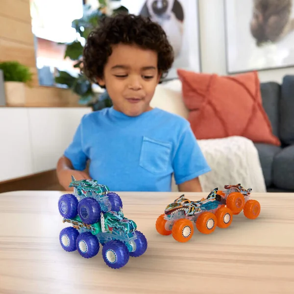 Mattel Hot Wheels Monster trucks power smashers remorqueur et camion