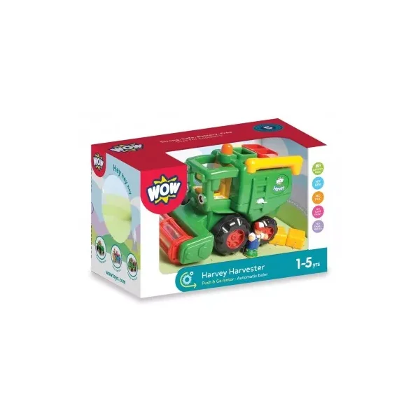Moissonneuse Harvey WOW Toys - Jouet d'Éveil dès 18 mois | La Poule à Pois