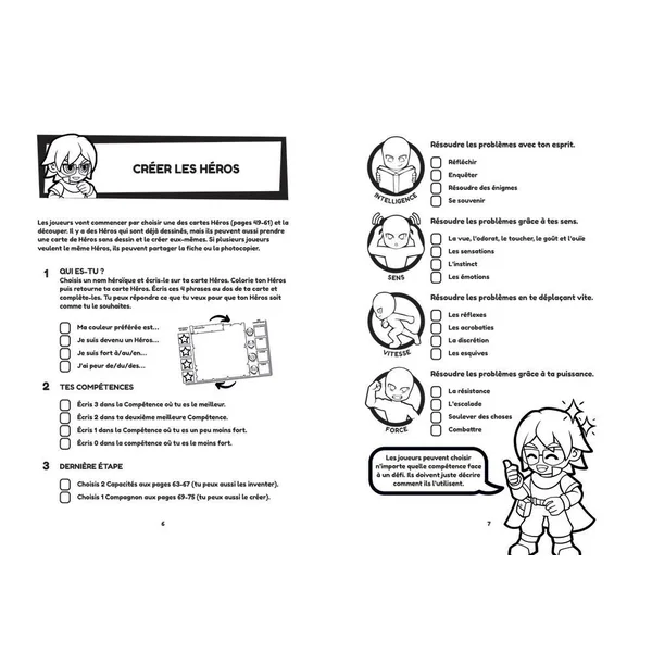 MON PREMIER JEU DE ROLE UNE AVENTURE A COLORIER - LIVRE DE REGLES