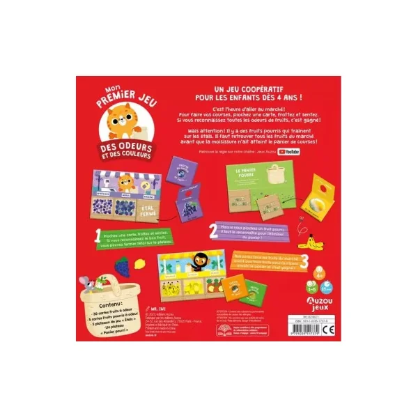 Mon premier jeu des odeurs et des couleurs - Auzou