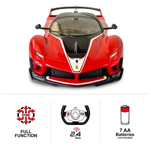 Mondo - Ferrari FXX K EVO Radio-Controlled Radio-Controlled 2.4 GHz 1:14 Full Function and Opening Doors - Play Vehicles