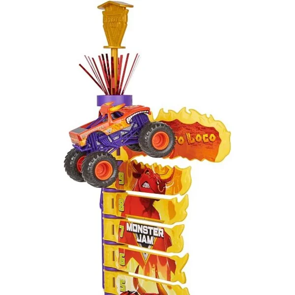 Monster Jam - Ensemble de jeu El Toro Loco Big Air Challenge, 1:64