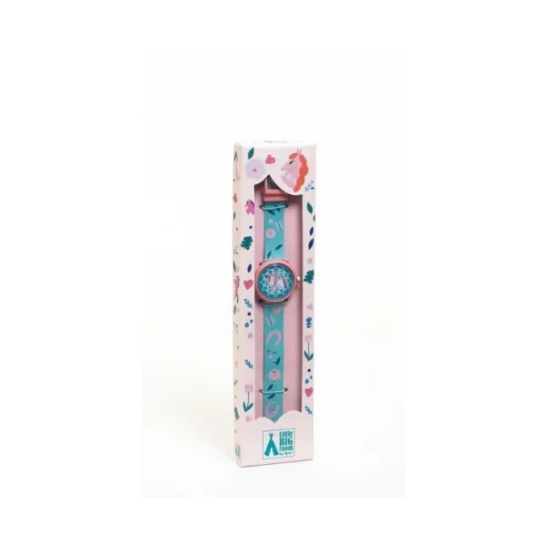 Montre Enfant Cheval Djeco - Apprendre l'heure avec style dès 5 ans