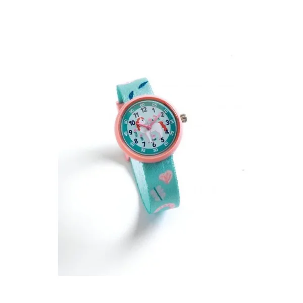 Montre Enfant Cheval Djeco - Apprendre l'heure avec style dès 5 ans