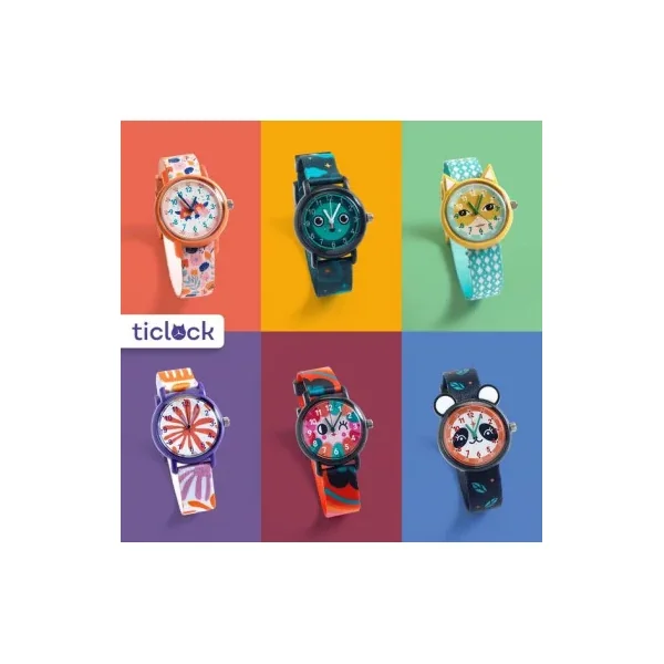 Montre Enfant Fleurs Djeco - Apprendre l'heure en douceur dès 5 ans