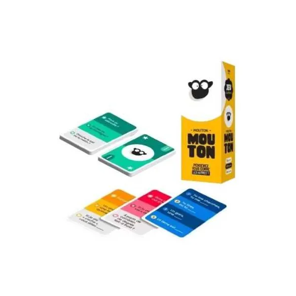 Mouton Mouton - Le Jeu de Cartes Déjanté et Facile à Transporter