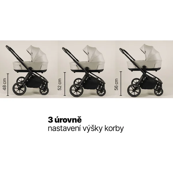 Nacelle profonde pour poussette sportive Move XL 5, Shade Grey