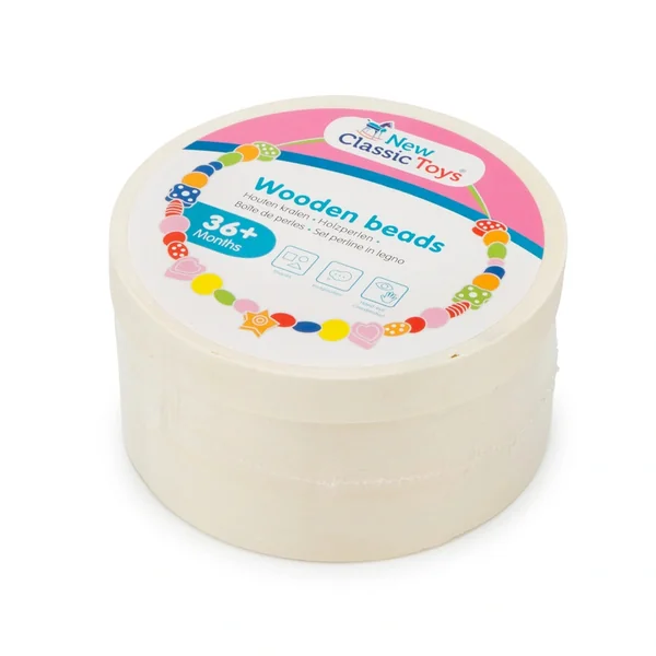 New Classic Toys - Lacing Beads - 640 Pieces And 8 Cords - Arts & Crafts