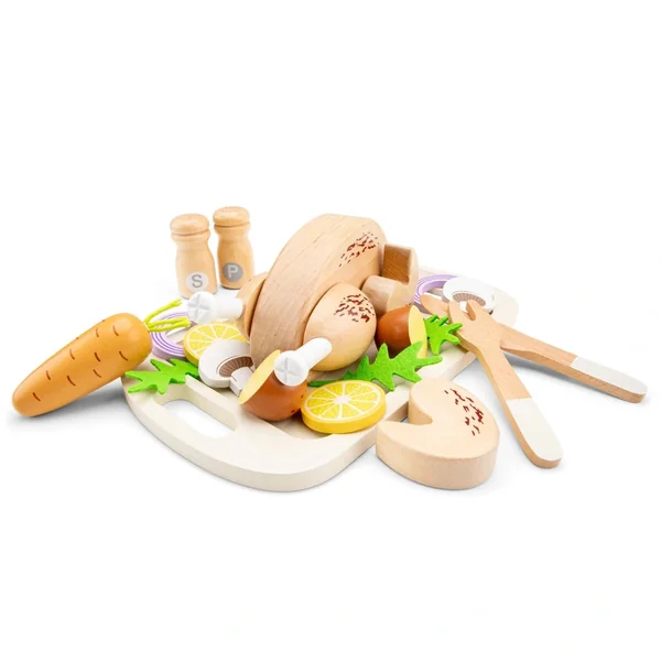 New Classic Toys - Play Food - Roast Chicken - Pretend Professions & Role Playing