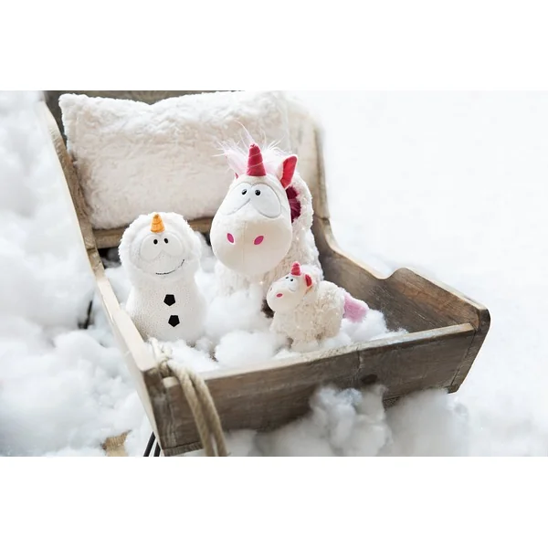 NICI peluche Licorne Theodor en combinaison de neige 22cm, GREEN