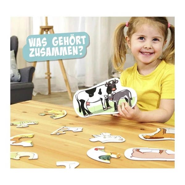 Noris - 6 first Puzzles – Farm Animals - Puzzles - International Edition - Puzzles