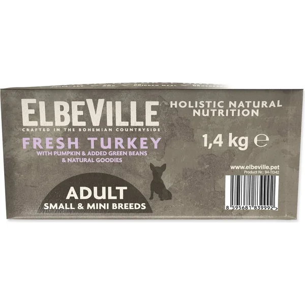 Nourriture ELBEVILLE Adult Mini Fit and Slim Condition Fresh Turkey 1,4kg