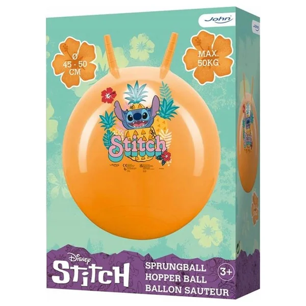ODS - Outdoor Play Equipment - Lilo and Stitch Hopper Ball - Pearlescent Orange - 3 Years - Active Play