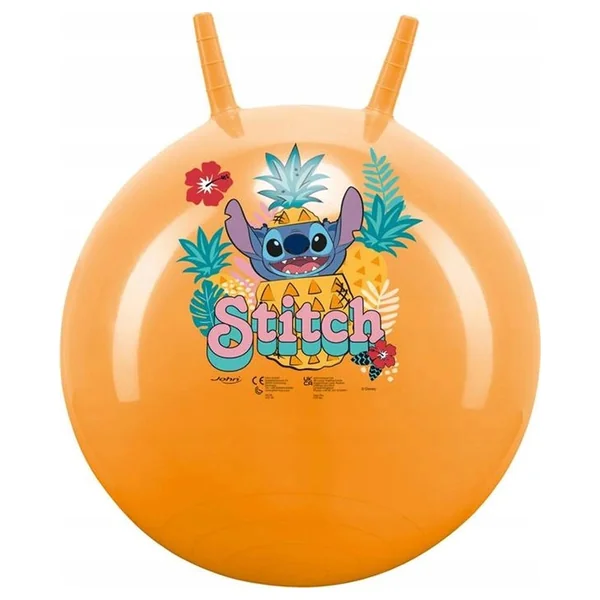 ODS - Outdoor Play Equipment - Lilo and Stitch Hopper Ball - Pearlescent Orange - 3 Years - Active Play