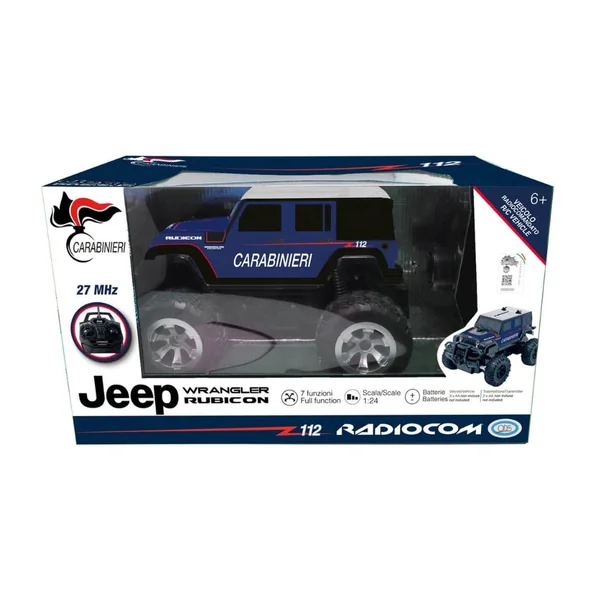 ODS - Play Vehicles - Jeep Wrangler Rubicon Carabinieri RC Car - 6 Years - Educational Play