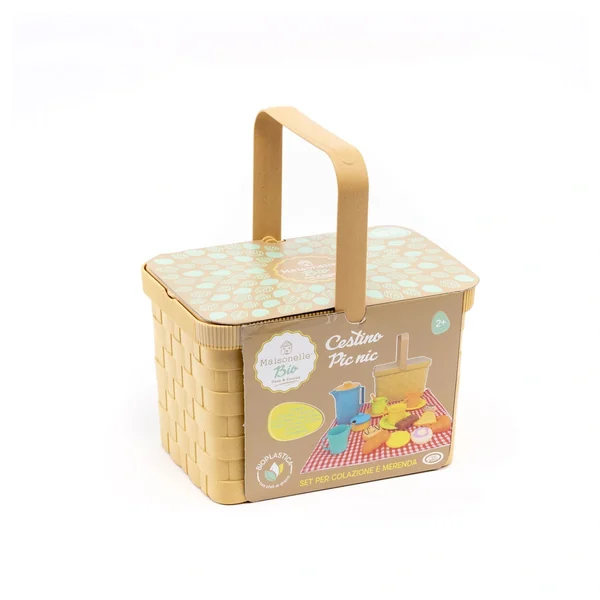 ODS - Pretend Professions - Maisonelle Bio Cestino Picnic Set - Eco-Friendly - 2 Years - Creative Play