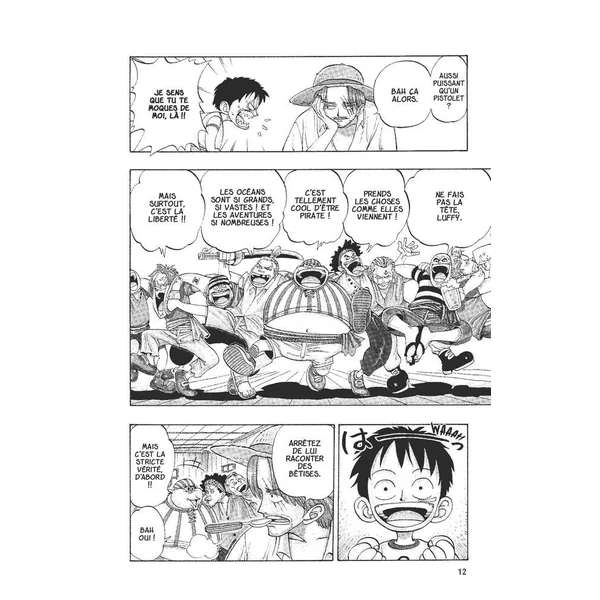 ONE PIECE - MANGA TOME 1 - ROMANCE DAWN A L'AUBE D'UNE GRANDE AVENTURE