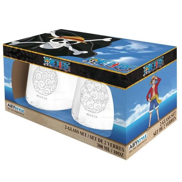 ONE PIECE - SET DE 2 VERRES - FRUITS DU DEMON EUROPE X2