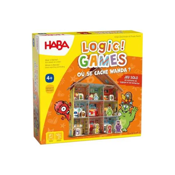 Où se cache Wanda ? Logic! Games Haba | Jeu de Logique dès 4 ans